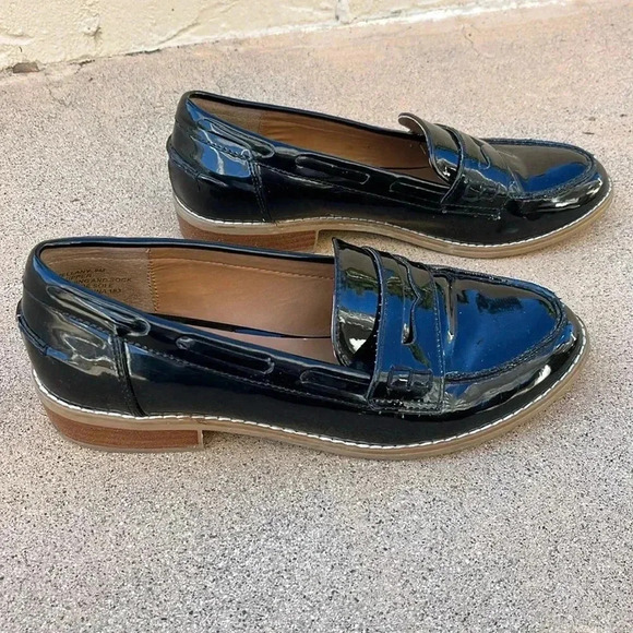 Steve Madden Mellany Patent leather loafers, black, size 9 - Picture 1 of 8